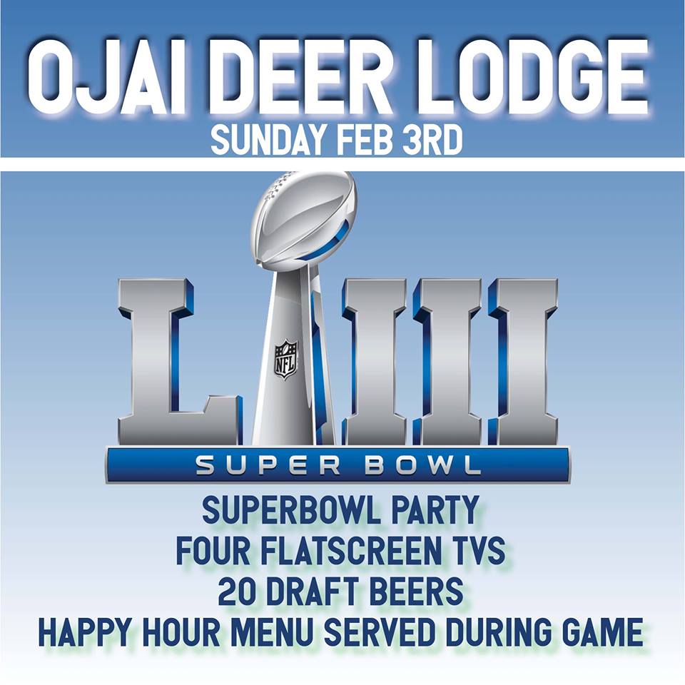 Ojai Deer Lodge Super Bowl Party