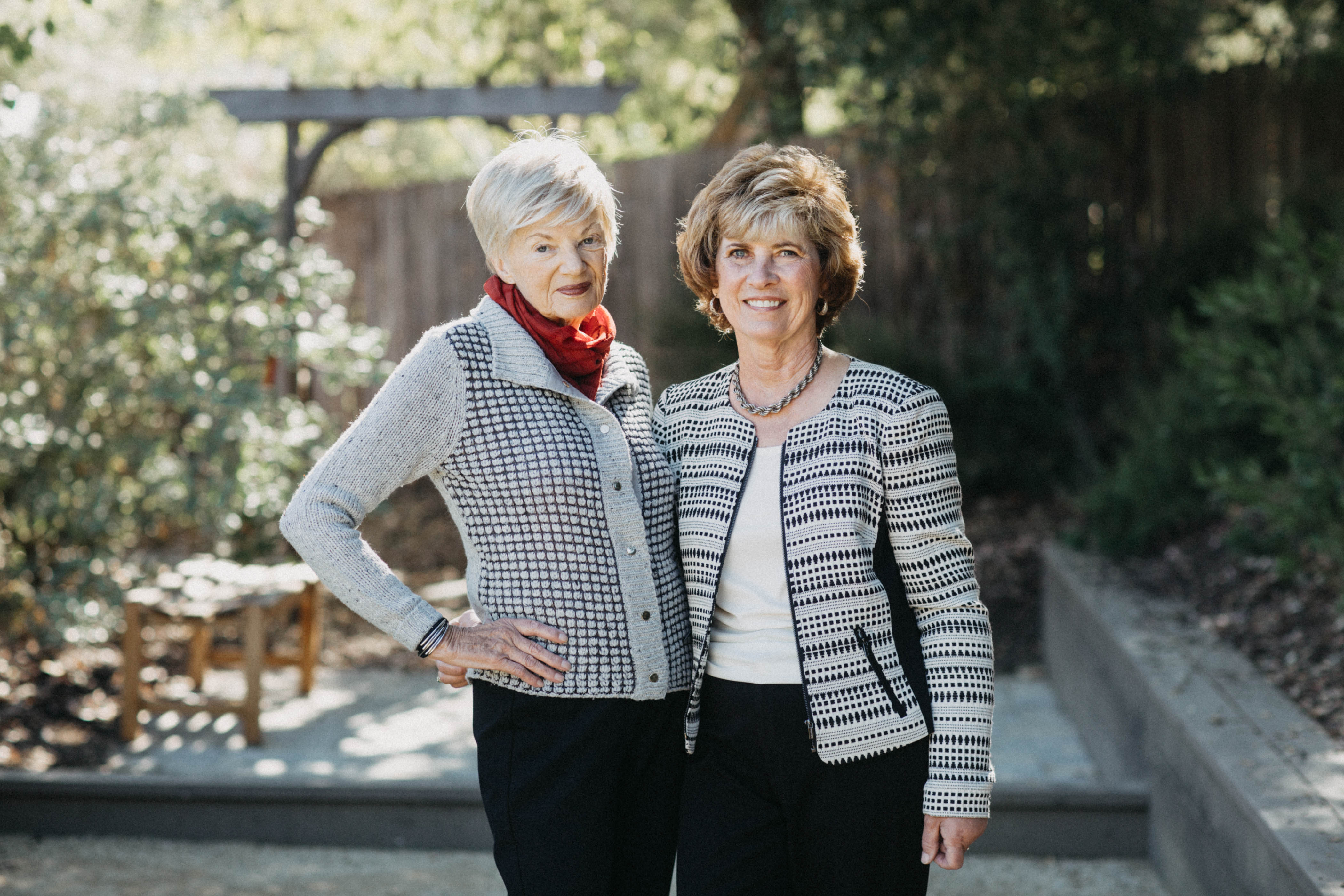 Ojai Women's Fund co-founders Karen Evenden and Peggy Russell.