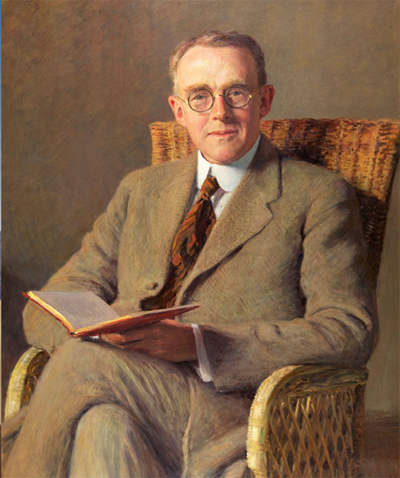 Sherman Day Thacher in 1922 by artist H.R. Butler