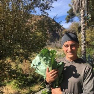 Author Jack Weber at his Matilija Canyon home