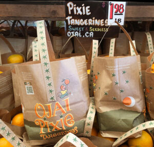 Pixie tangerines at market