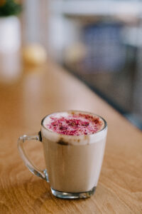 Sage is known for its distinctive lattes and healthy potions.